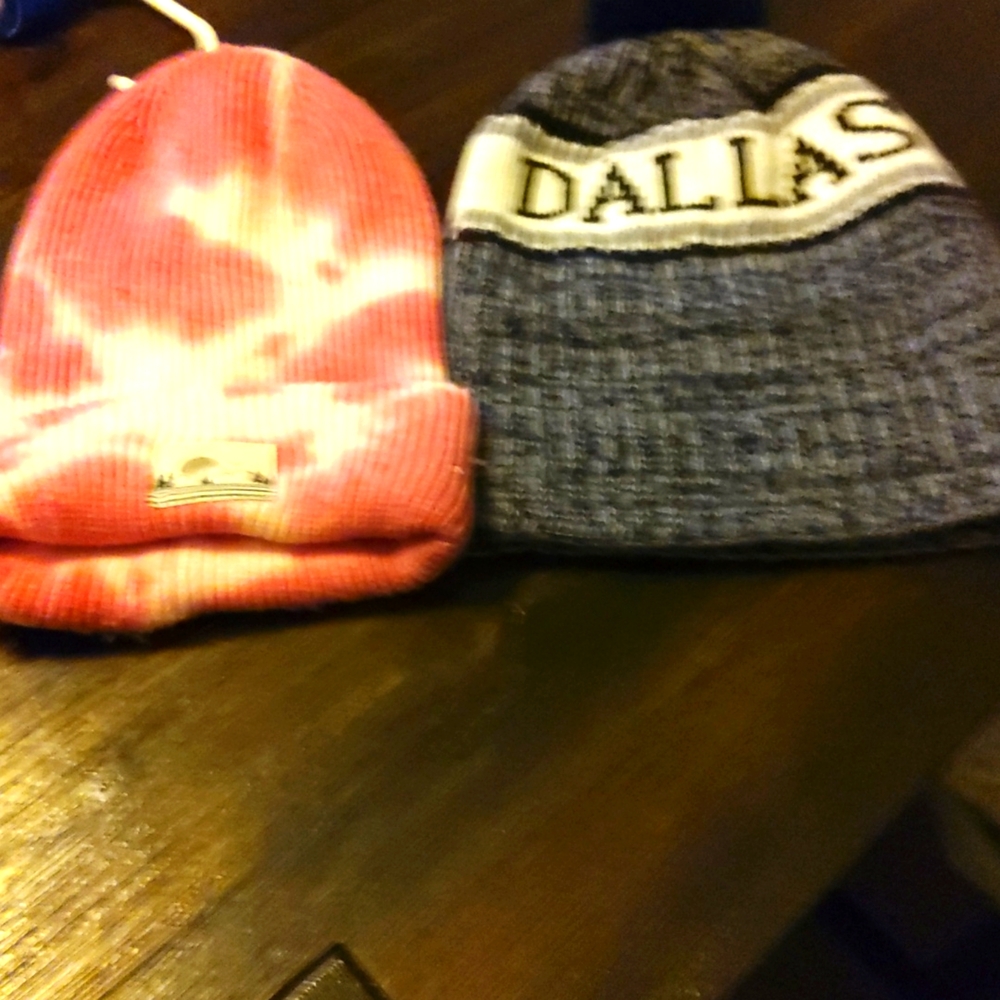 2 I don't remember what they are called but the keep your head and ears BEENIES